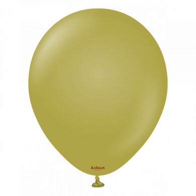 Латексна кулька Kalisan 12” Оливка (Olive) (100 шт)