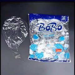 Воздушный шар Сфера Bubbles (баблс) прозрачная 36” (90 см) в синей упаковке, растянутый (Китай)