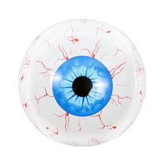 Фольгированный шар 22” Сфера глаз голубой (Китай)