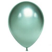 Латексна кулька Китай 5” Хром Зелений (100шт)