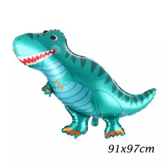 Фольгированный шар Большая фигура динозавр смайл (Китай)