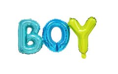 Фольгированный шар Надпись "BOY" 80*45см многоцветные (Китай)