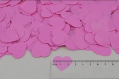 Конфетти Сердечки 23 мм Розовые (50 г)