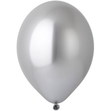 Латексна кулька Belbal 12" В105/601 Хром Срібло / Glossy Silver (50 шт)