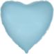 Фольгированный шар Flexmetal 18″ Сердце Пастель Голубой - 2