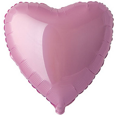 Фольгированный шар Flexmetal 18″ Сердце Пастель Розовый