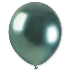 Латексный шар Gemar 5" Хром Зеленый / Shiny Green (100 шт)