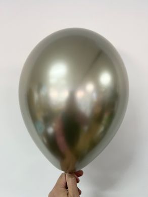 Латексна кулька Gemar 13" Хром Просекко (1 шт)