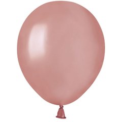 Латексна кулька Gemar 5” Металік Рожеве Золото / Rose Gold #71 #100 шт