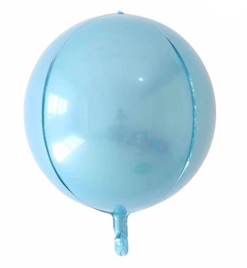Фольгована Кулька 22” Сфера Блакитна (Китай)