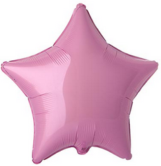Фольгированный шар Flexmetal 9″ Звезда пастель Розовый