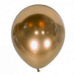 Латексна кулька Kalisan 12” Хром Золото / Mirror Gold (50 шт)