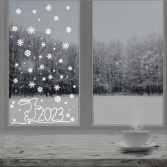 Наклейка на окно 2023
