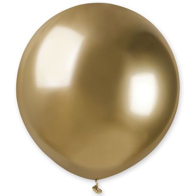Латексна кулька Gemar 19” Хром Золото / Shiny Gold (1 шт)
