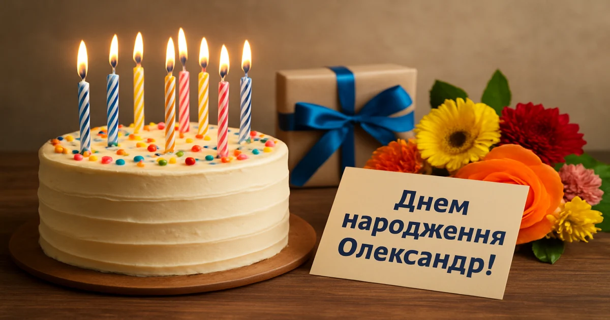 З днем народження Олександр: 25 побажань своїми словами та у віршах