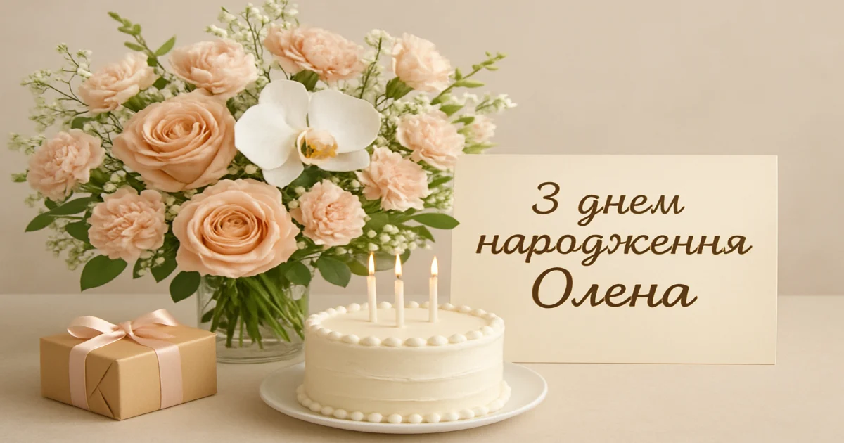 З днем народження Олена: 27 побажань ніжні та красиві привітання