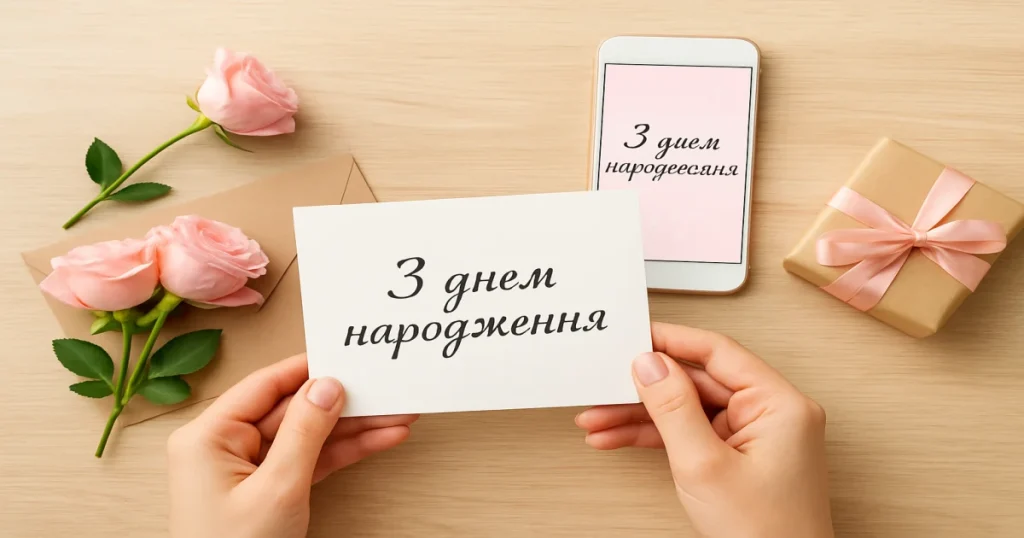 Як оформити привітання в листівці, месенджері чи соцмережах