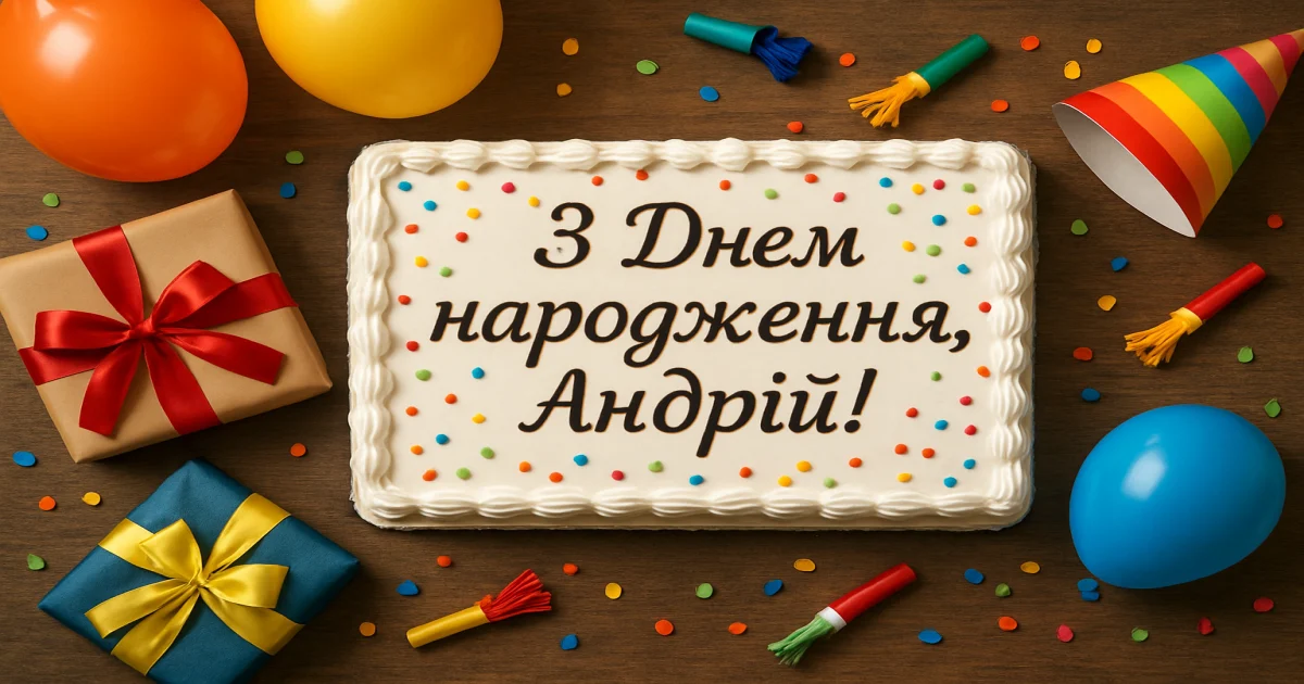 С днем рождения, Андрей: 28 поздравлений на украинском языке для любого возраста
