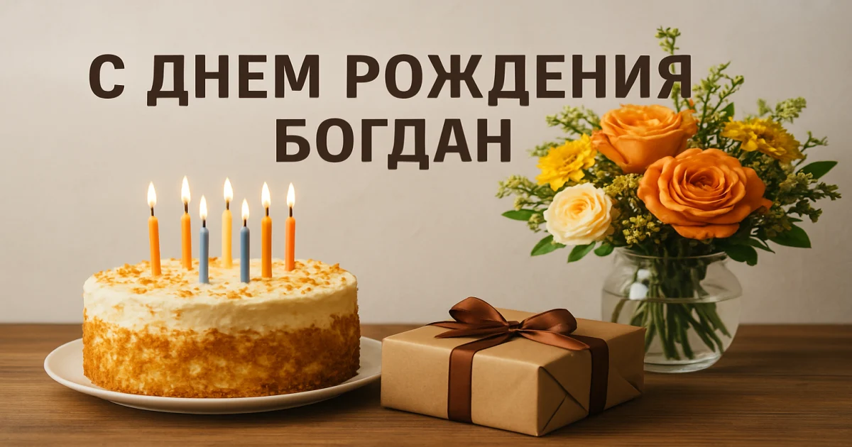 С днем рождения Богдан: 38 пожеланий в прозе и короткие фразы