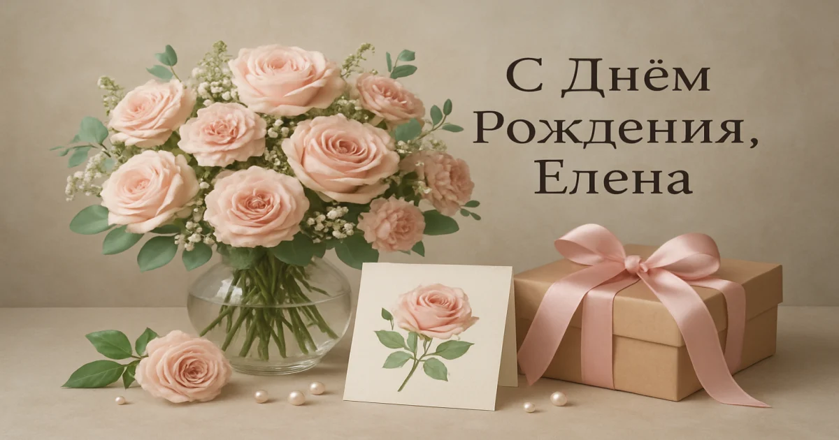 С днем рождения Елена: 27 нежных и красивых поздравлений