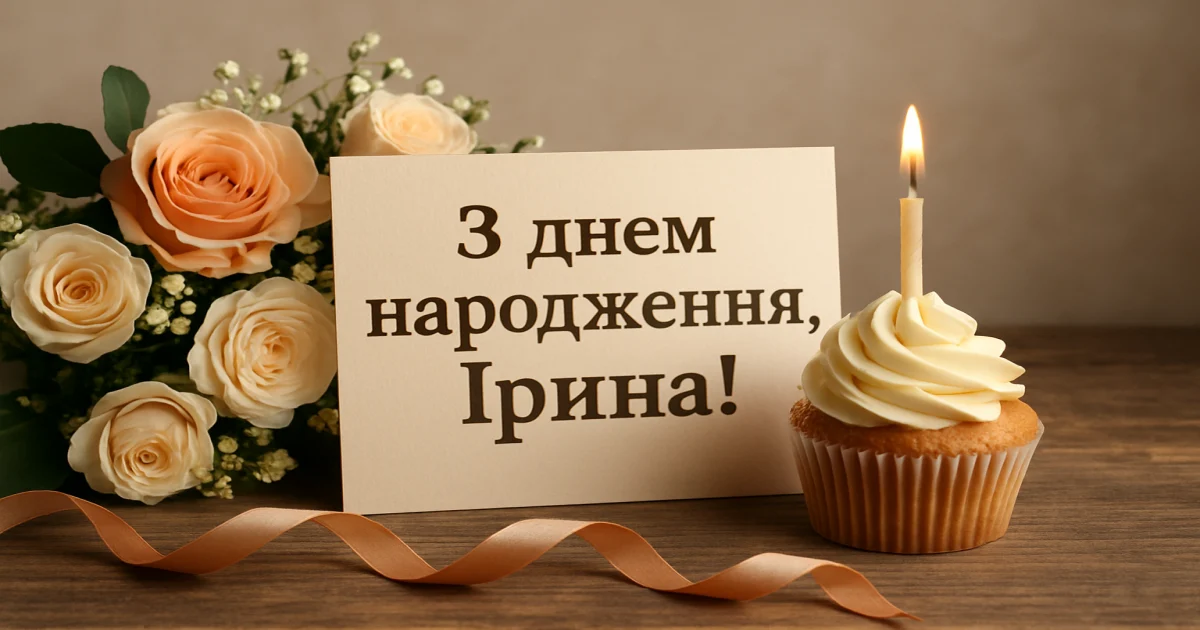 С днем рождения Ирина: 31 пожелание на украинском языке