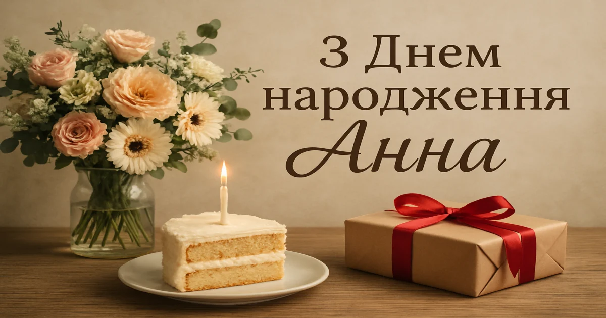 З днем народження Анна: 36 побажань теплі слова для будь-якого віку