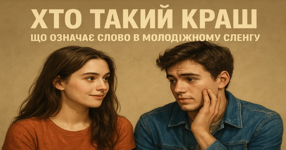 Хто такий краш: що означає слово в молодіжному сленгу