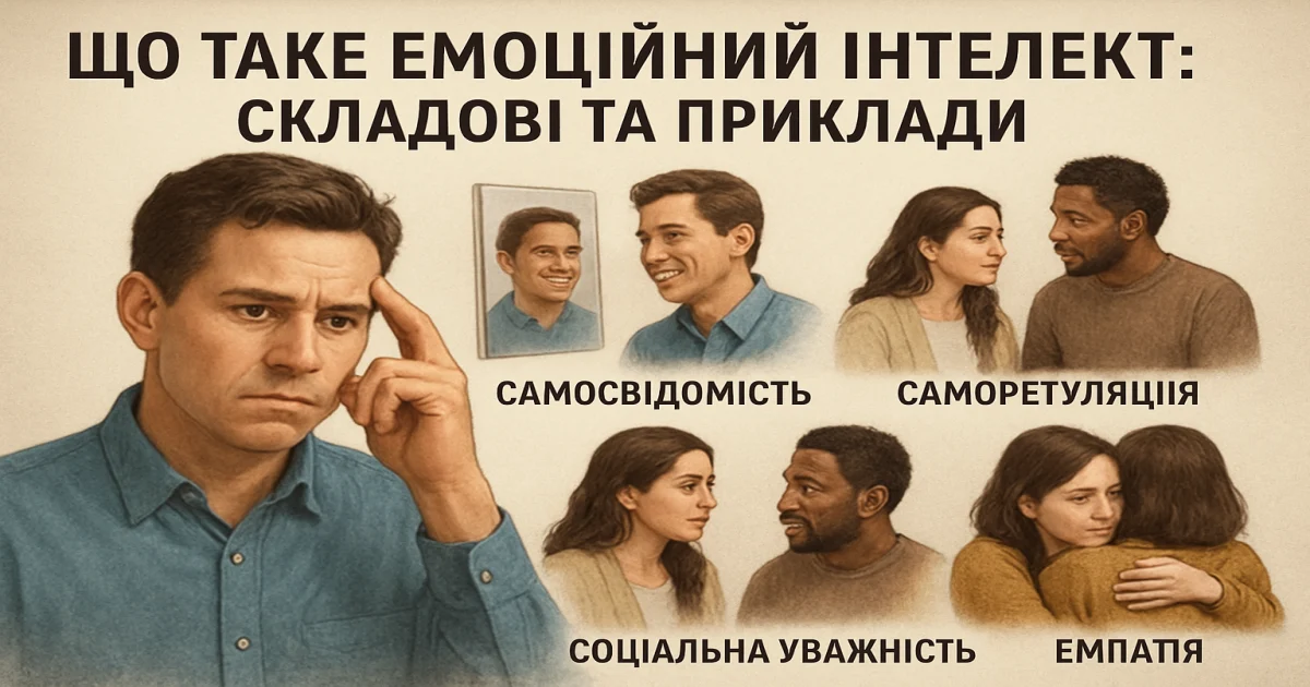 Що таке емоційний інтелект: складові та приклади