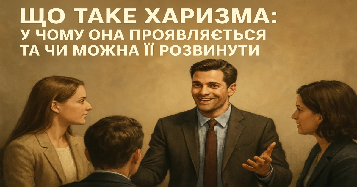 Що таке харизма: у чому вона проявляється та чи можна її розвинути