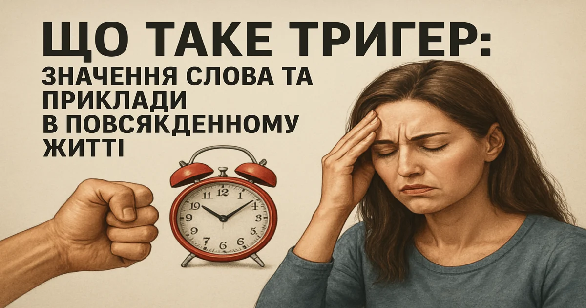 Що таке тригер: значення слова та приклади в повсякденному житті